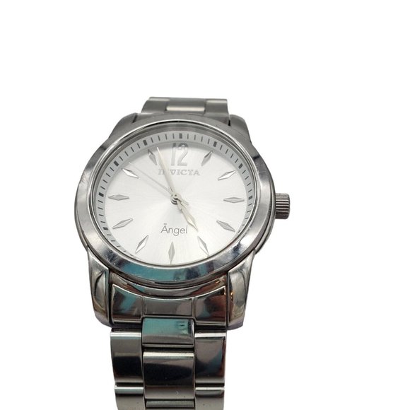 Invicta Angel 17419 Womens Silver Stainless Steel Analog Dial Quartz Watch RQ370 - Picture 5 of 11